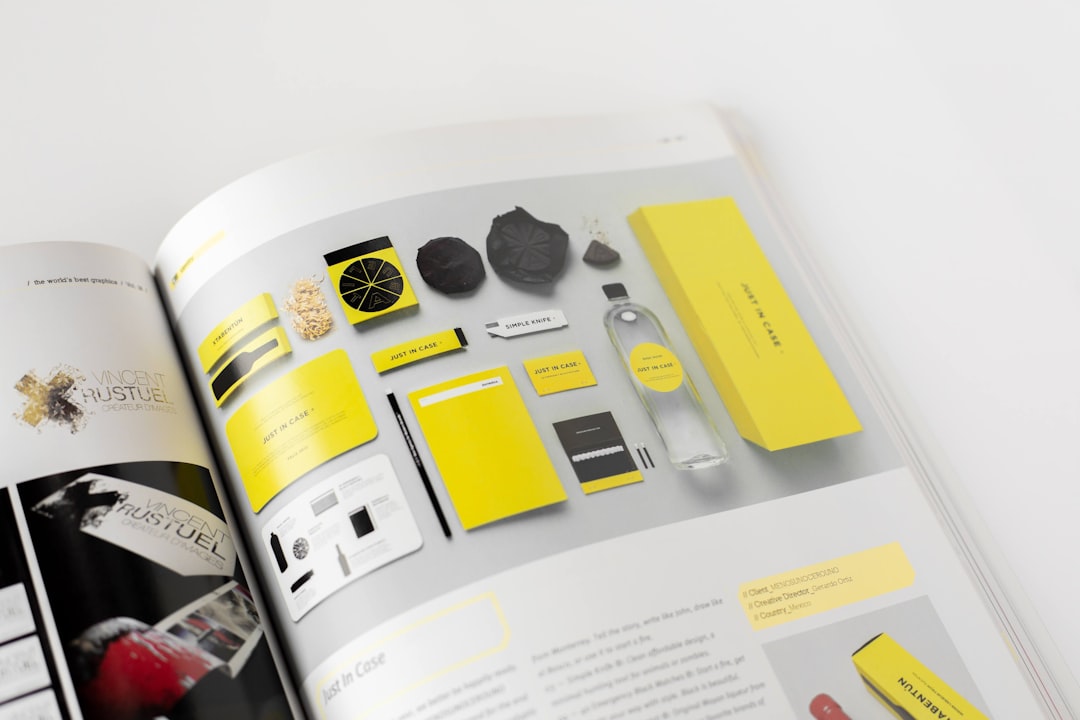 who-we-are Editorial design for yellow packaging products ad published in print magazine